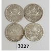 Image 1 : LOT OF 4 - CDN SILVER DOLLARS - 1965 x 4