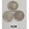 Image 1 : LOT OF 3 - CDN SILVER DOLLARS - 1967