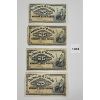 Image 1 : LOT OF 4 - 1900 DOMINION OF CANADA 25 CENT SHINPLASTERS