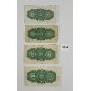 Image 2 : LOT OF 4 - 1900 DOMINION OF CANADA 25 CENT SHINPLASTERS