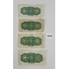 Image 2 : LOT OF 4 - 1900 DOMINION OF CANADA 25 CENT SHINPLASTERS