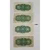 Image 2 : LOT OF 4 - 1900 DOMINION OF CANADA 25 CENT SHINPLASTERS