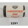 Image 1 : 1982 CDN CONSTITUTION $1 COIN ROLL