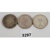 Image 2 : LOT OF 3 - CDN SILVER DOLLARS - 1936, 1957 & 1959