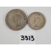 Image 2 : LOT OF 2 - 1952 CDN SILVER DOLLAR AND 1949 CND SIVLER 50 CENT PIECE