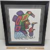 Image 1 : NORVAL MORRISSEAU - FRAMED NUMBERED PRINT - INNER SELF