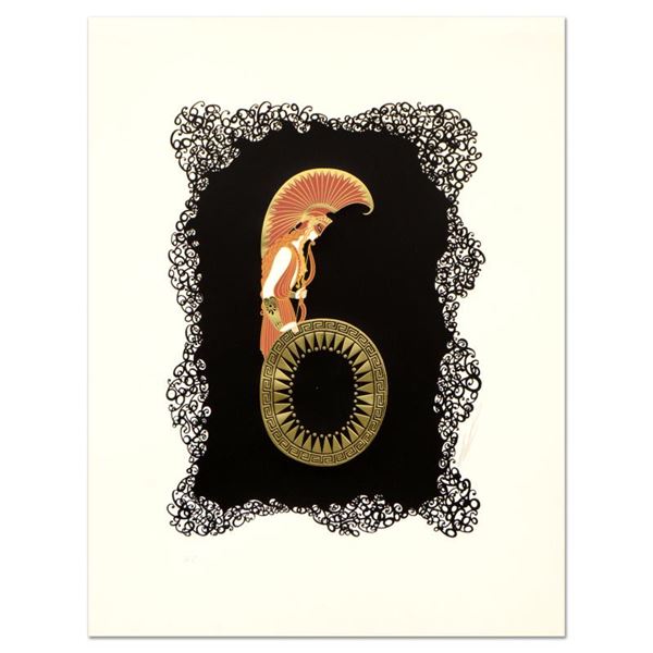 Numeral 6 By Erte (1892-1990)