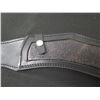 Image 8 : Curved Damascus Blade Knife in Textured Sheath 18"L