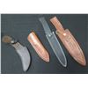 Image 1 : Qty 4 Knife Sheaths for Blades,  Misc Sizes