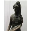 Image 2 : Bronze Female Sculpture w/ Water Pot 12"H