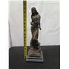 Image 8 : European Bronze Finery Female Sculpture Signed A. Mirval 16"H