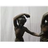 Image 2 : Qty 2 European Bronze Finery Dancing Figure Sculptures Signed E. Picault 15"H