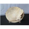 Image 2 : Vintage Drum on Carved Pedestal Base 10" Dia, 15"H