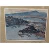 Image 2 : Landscape Artwork Signed Y.J. Liu 1982, Framed & Matted, 10"x8"
