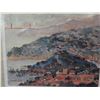 Image 2 : Landscape Artwork Signed Y.J. Liu 1983, Framed & Matted, 10"x8"