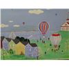 Image 2 : Balloon Artwork in Metal Frame 14"x11"