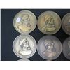 Image 2 : Qty 12 Commandant Jacques Yves Cousteau La Calypso Medallions 3.5" Dia