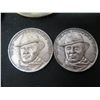 Image 15 : Qty 10 Commandant Jacques Yves Cousteau La Calypso Medallions & 2 Jean Moulin 1943