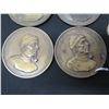 Image 4 : Qty 10 Commandant Jacques Yves Cousteau La Calypso Medallions & 2 Jean Moulin 1943