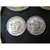 Image 7 : Qty 10 Commandant Jacques Yves Cousteau La Calypso Medallions & 2 Jean Moulin 1943