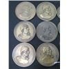 Image 8 : Qty 10 Commandant Jacques Yves Cousteau La Calypso Medallions & 2 Jean Moulin 1943