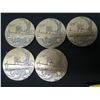 Image 8 : Qty 7 Medallions: 5 Jacques Yves Cousteau, Lisboa 1980  & Congresso de Medicina