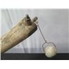 Image 8 : Multiple Vintage Wood & Ceramic Handmade Fishing Bobbers Approx 31"L