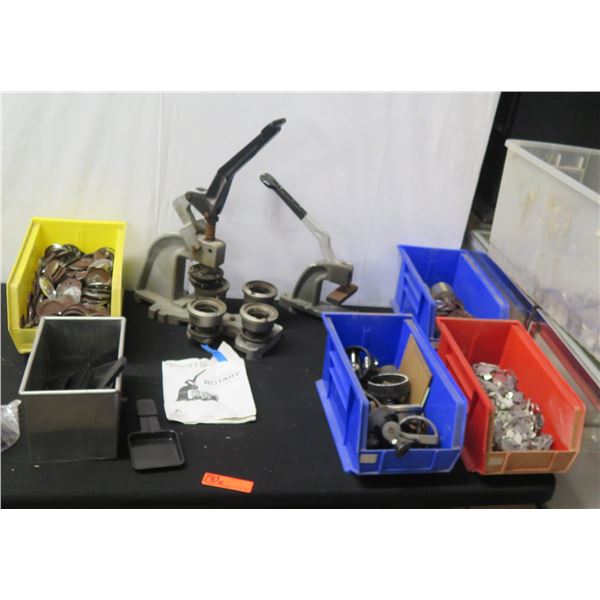 Vintage Mr. Button Rotary Button Maker Press w/ Instructions, Buttons ...