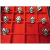 Image 21 : Multiple Display Cases w/ Misc Jewelry: Necklaces, Brooches, Bracelets, Rings, etc