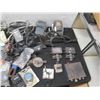 Image 2 : MFJ Shortwave Radio, Memory Keyer, Electronic Paddle Key, Brother Label Printer, Cables, etc