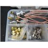 Image 8 : Flash Gun Accessories Kit, Tool Organizers w/ Cables & Fittings, P-Touch Label Maker, etc