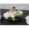 Image 8 : Qty 5 Trinket Boxes: Vanity, Cats, Woman, etc (Some Markings)