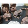 Image 7 : Qty 2 Mermaid Figures, Multiple Frogs, Alligator Head, Fish, etc