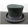 Image 2 : J Hats Black Top Hat Size L/XL  11" Dia, 8"H