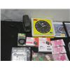 Image 2 : MFJ Wall Clock, Amateur Radio Street Sign, Inkpress Media, ICOM AG-35 Preamplifier, etc