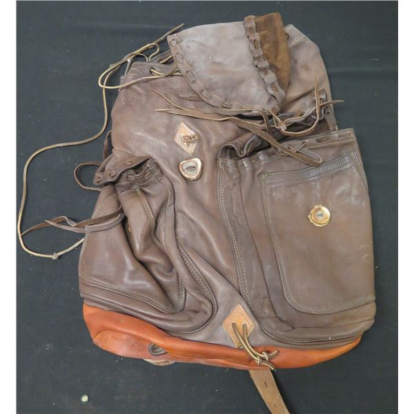 Vintage Leather Backpack (Leather needs treatment)