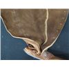 Image 8 : Pair Knee-Height Leather Boots, 11" Sole Length (Leather needs treatment)