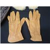 Image 2 : Pair Gloves, Bag, Slip-On Shoes 11" Sole Length, Skirt, etc (Leather needs treatment)