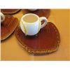 Image 2 : Multiple Shaped Plates & Serving Dishes, Cups w/ Baseball Glove Saucers, etc