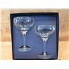 Image 2 : Stuart Crystal White Star Collection Champagne Glasses in Box w/ Info