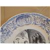 Image 2 : Vintage Digoin & Sarreguemines Plate w/ Joseph & Etienne Montgolfier Art Front