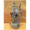 Image 2 : Alt-Grenzau Beer Stein Original Thewalt 'O.schone DuZeit der Liebe' w/ Lid & Handle