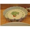 Image 2 : Qty 5 Victory Garden Baking Dishes & Misc Coasters:  Fish, Shell & Wood