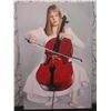 Image 8 : Qty 4 Unframed Musicians w/ Instruments Artwork 35"x24"