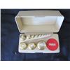 Image 2 : Ohaus Scale Corp Calibration Weight Set to 500g in Plastic Box 8"L
