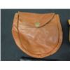 Image 2 : Qty 6 Leather Pouches, Misc Sizes (Leather needs treatment)