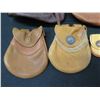 Image 2 : Qty 6 Leather Pouches, Misc Sizes (Leather needs treatment)