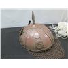 Image 3 : Renaissance Fair Viking Helmet w/ Chain Mask, Cap & Feathers