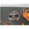 Image 2 : Qty 5 Renaissance Leather Masks (1 Marked Harlequin), Misc Features, Some Signed