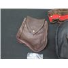 Image 2 : Misc Leatherware: Belts w/ Studs & Metal Clips, Skirt, Pouches, Metal Pendants, etc